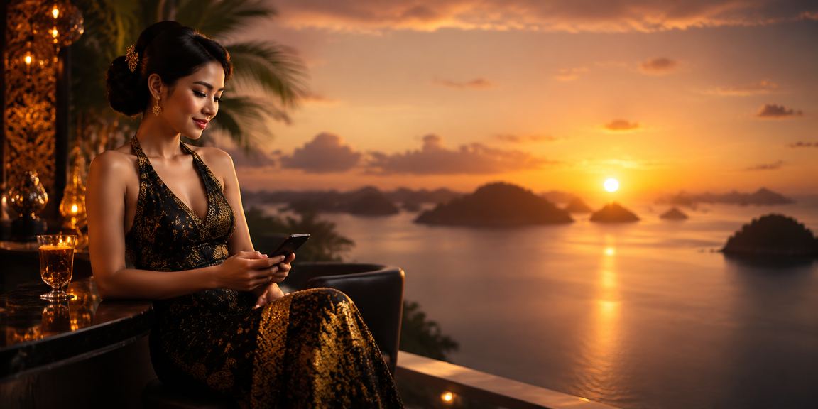 Model Vietnam tampil elegan menampilkan pengalaman VIP bonus eksklusif dalam suasana modern